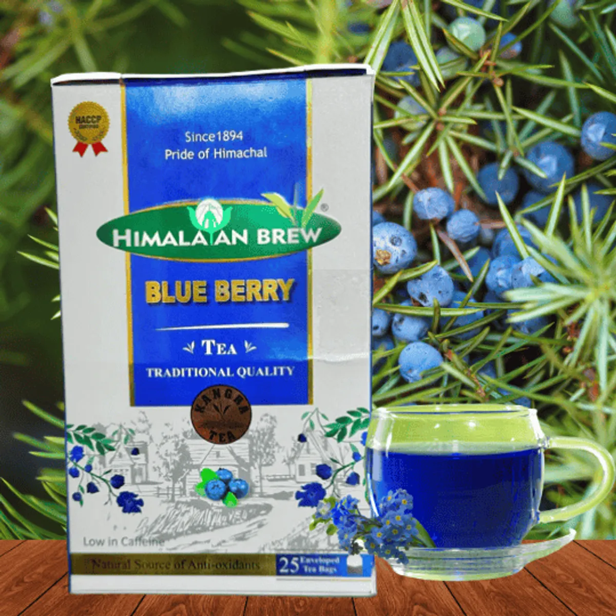 blueberry green tea