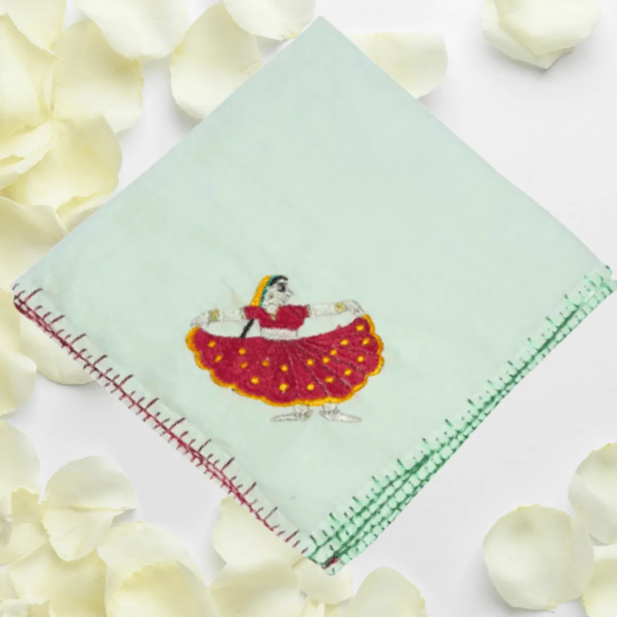 Chamba Rumal hand embroidered Handkerchief