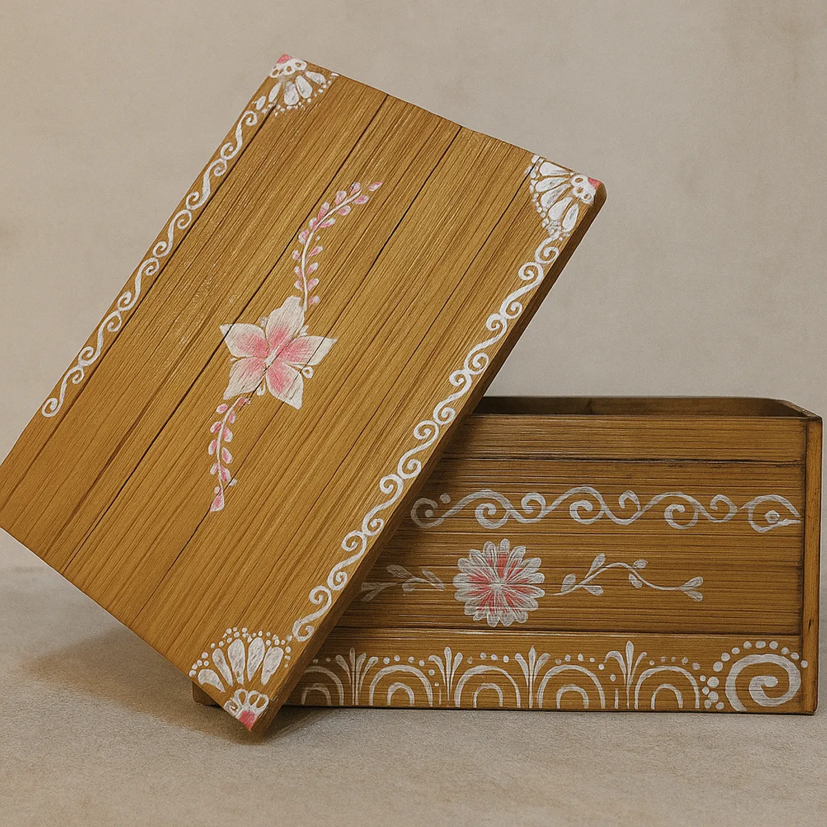 Handcrafted Himalayan Bamboo Box 
