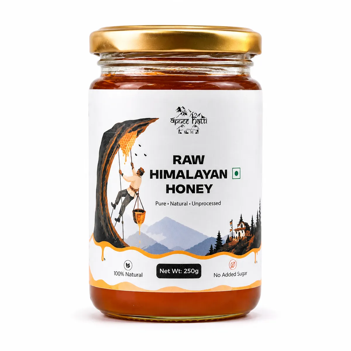 Himalayan Raw Honey 250g jar