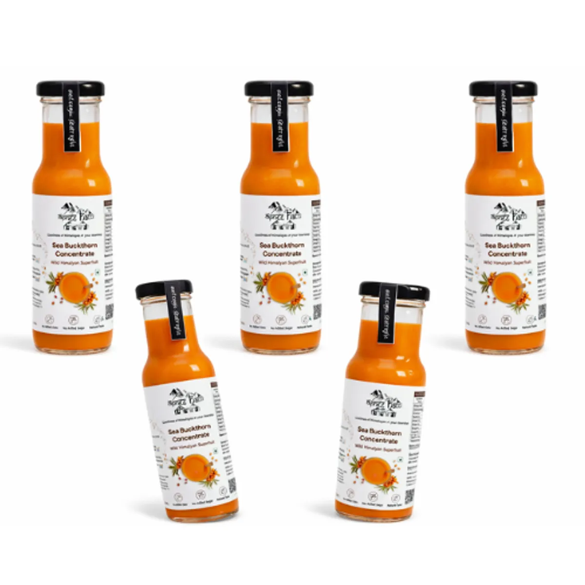 Apneehatti Himalayan Seabuckthorn Juice combo pack of 5 bottles 200ml each