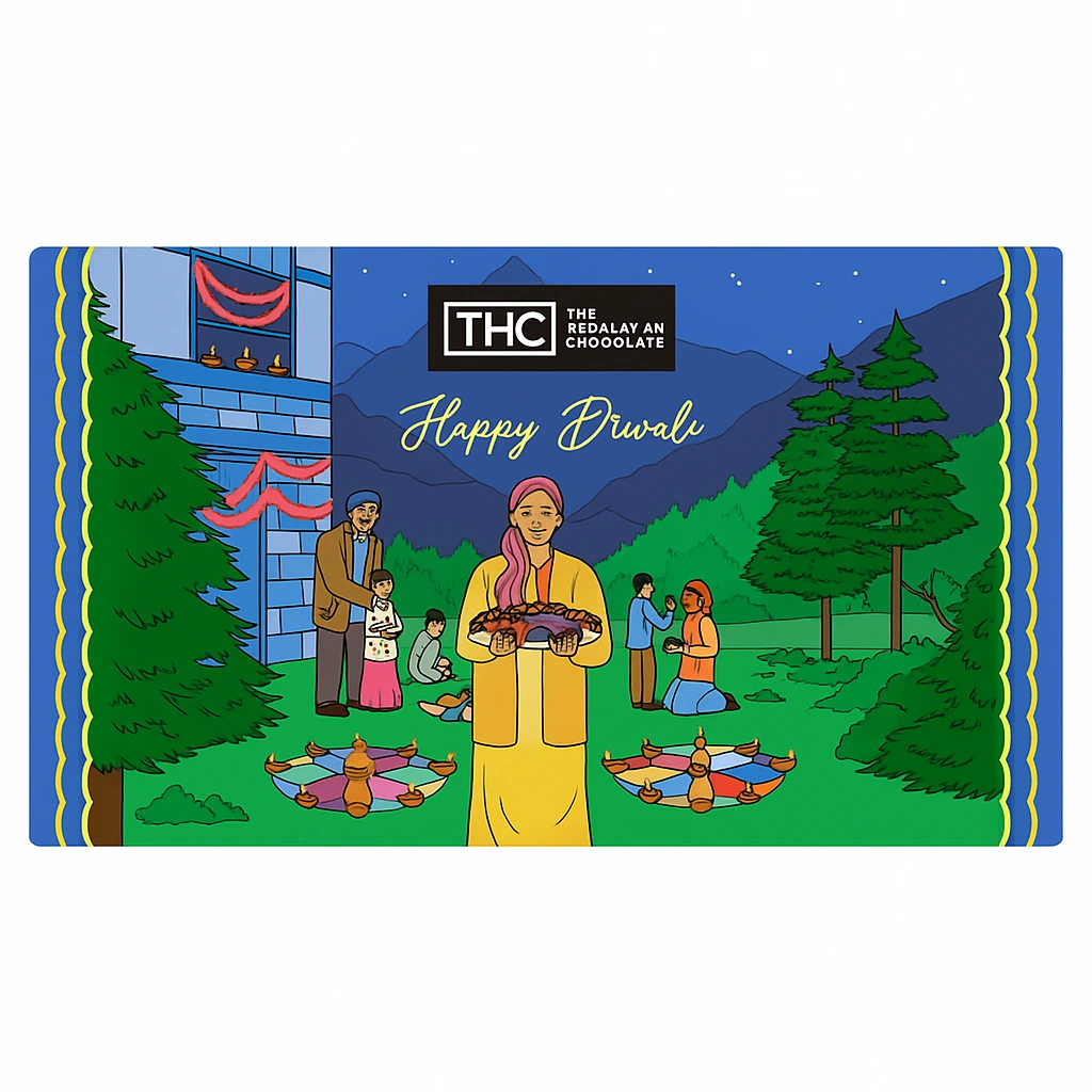 Apneehatti Happy Diwali Chocolate Gift Box with limited edition festive packaging