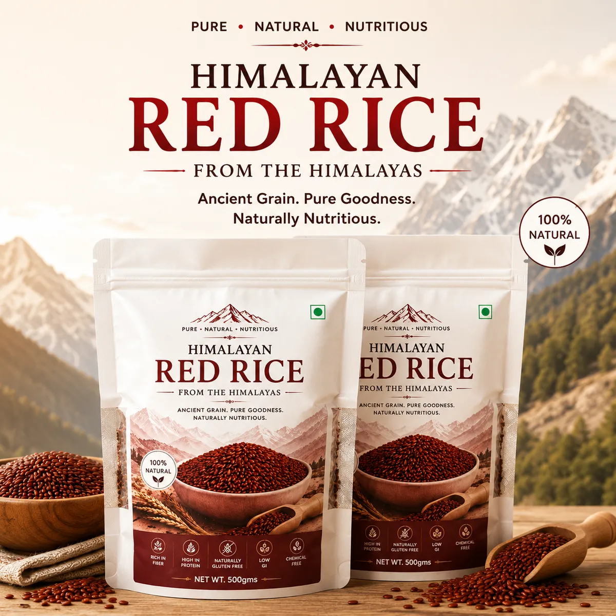 Red Rice combo pack of 2 