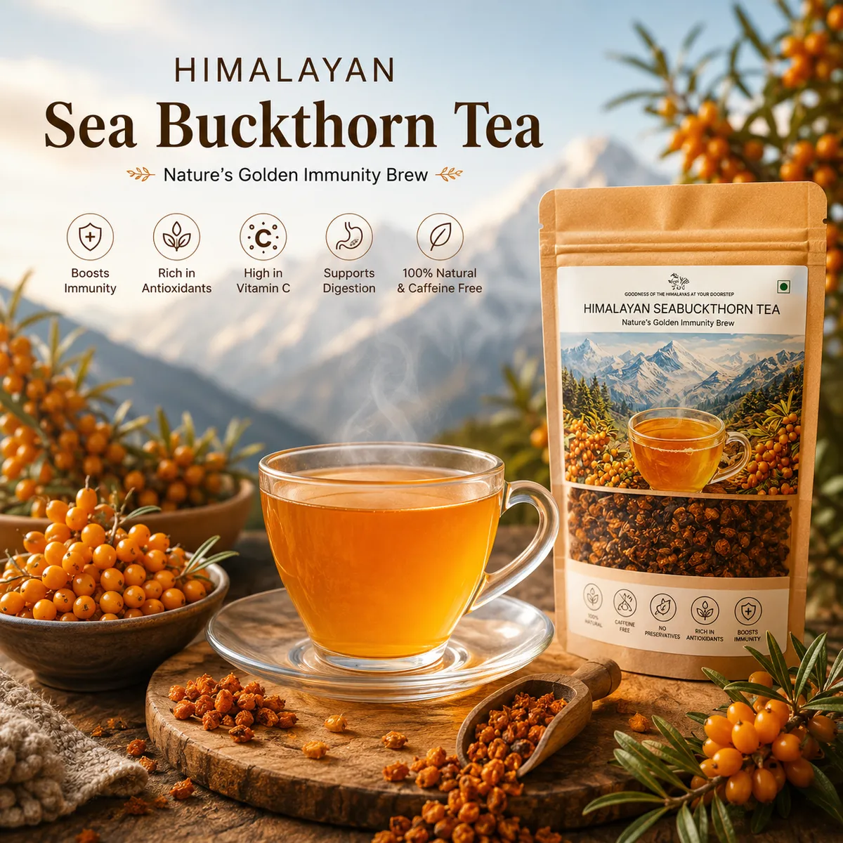 seabuckthorn berry tea 