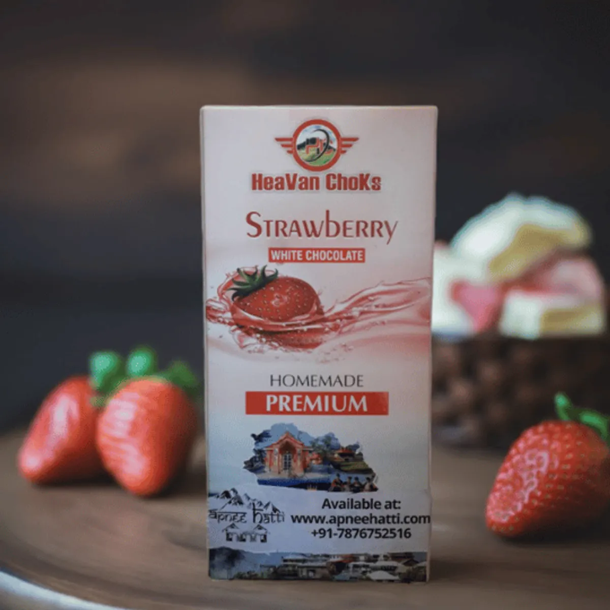  Strawberry White Chocolate 50g